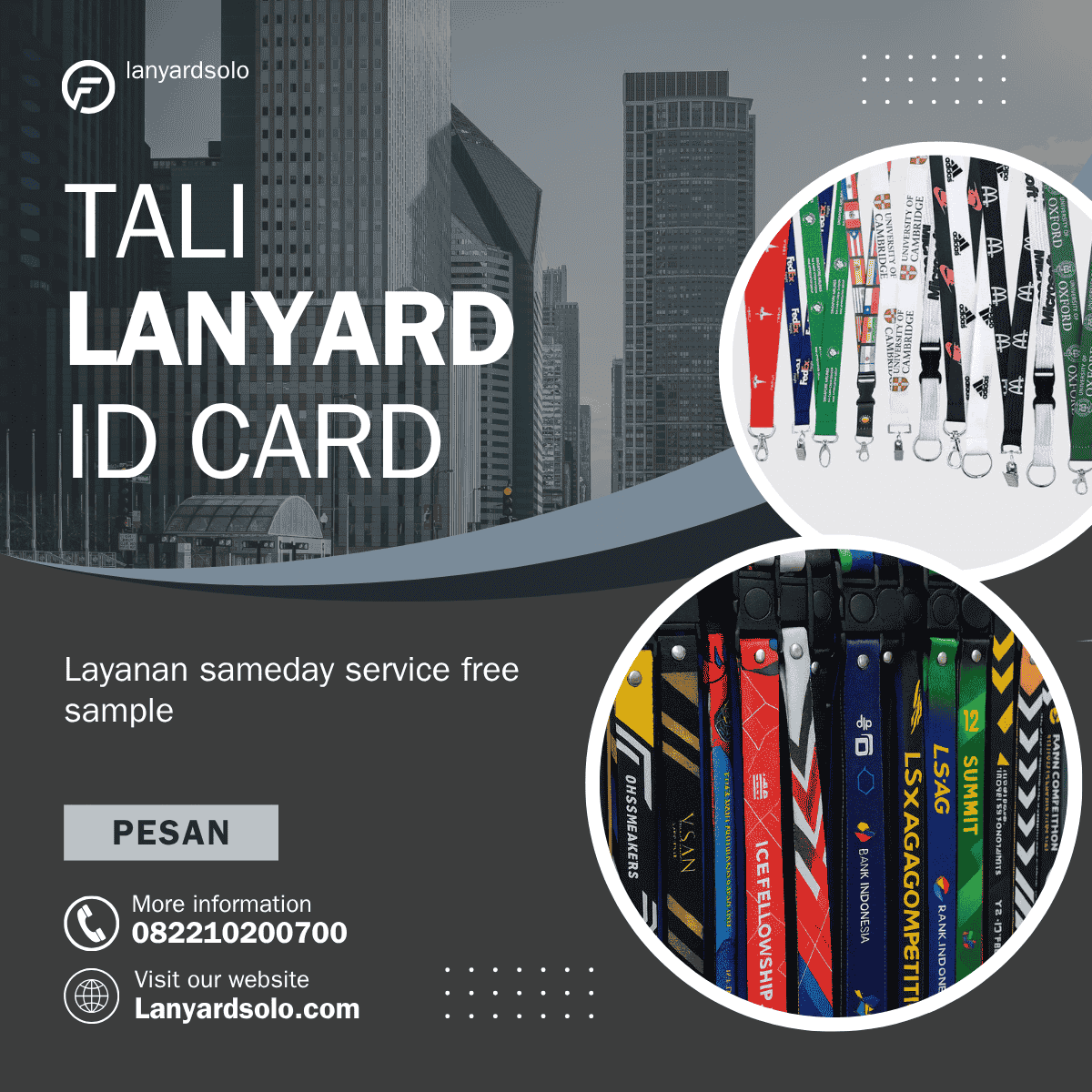 Update Harga dan Rekomendasi Vendor Lanyard Id Card Solo